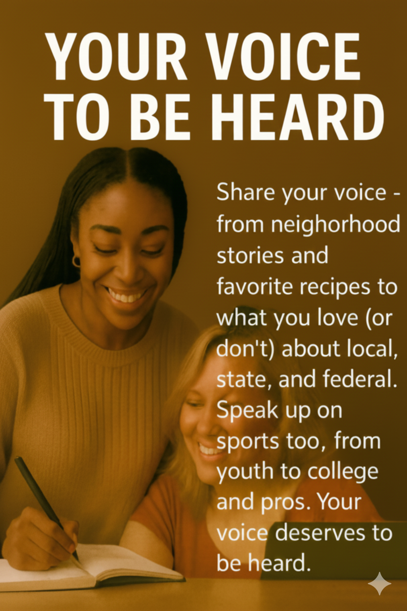 Your Voice To Be Heard